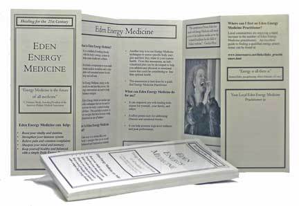 Eden Energy Medicine Tri-Fold Brochure (pack of 25)