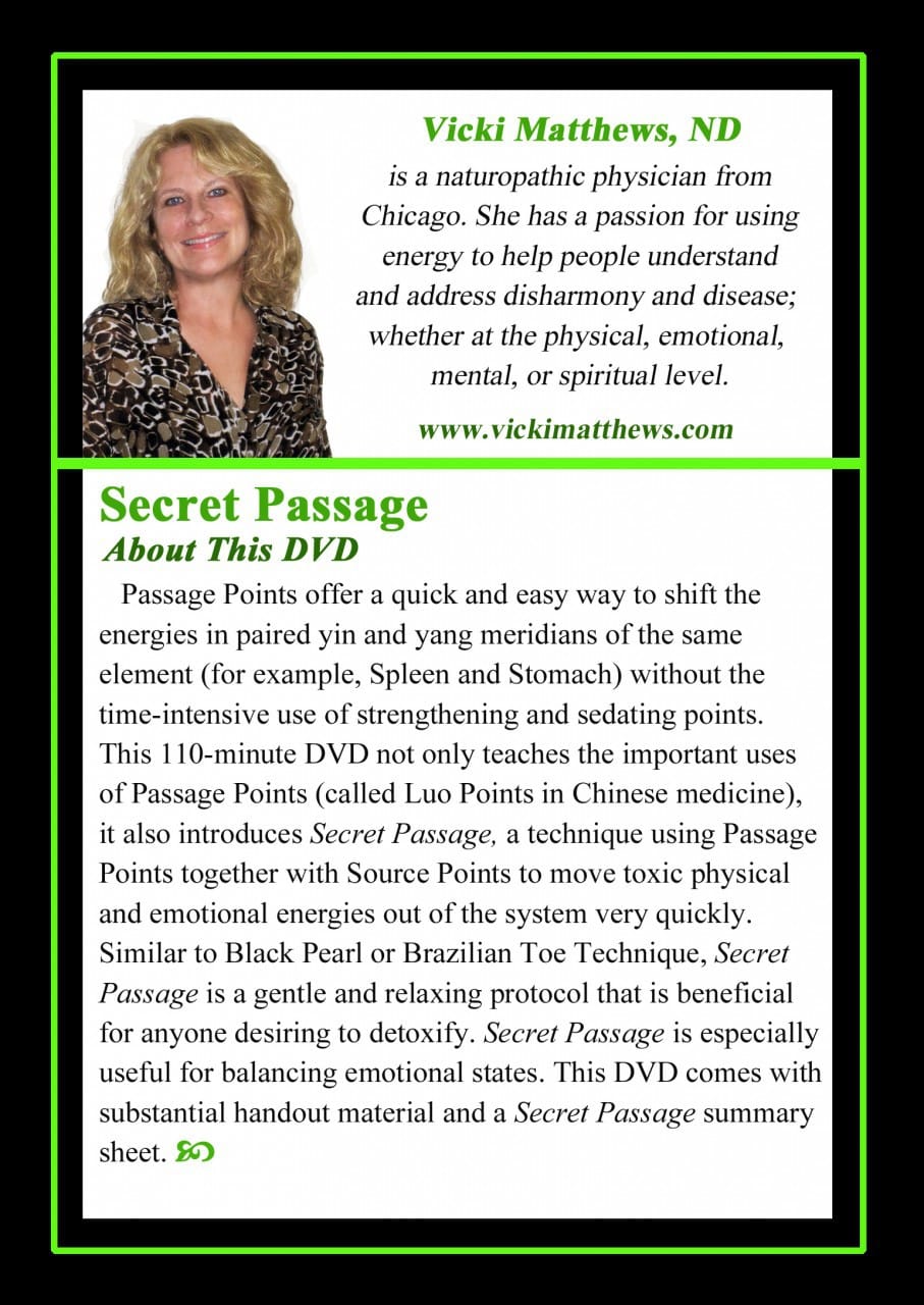 Secret Passage DVD