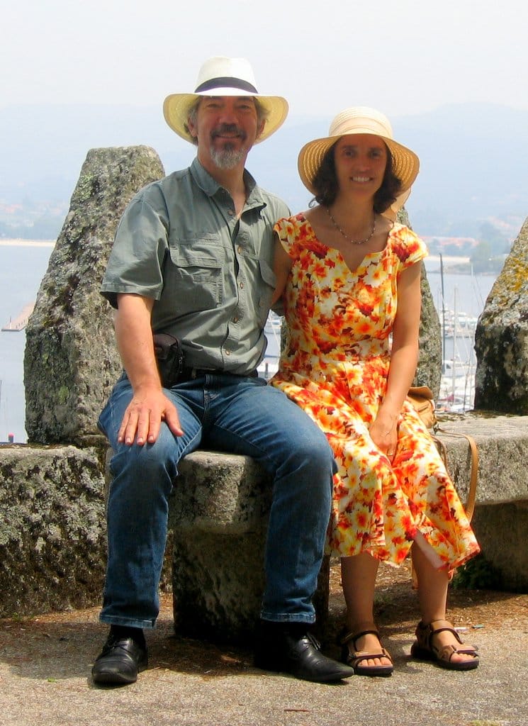 Frank and Alison Fernando in Spain