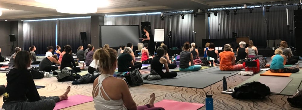 Lauren Walker Teaching Energy Medicine Yoga